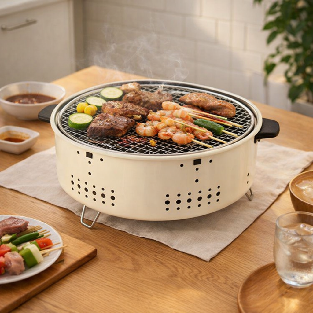 Round Charcoal Grill